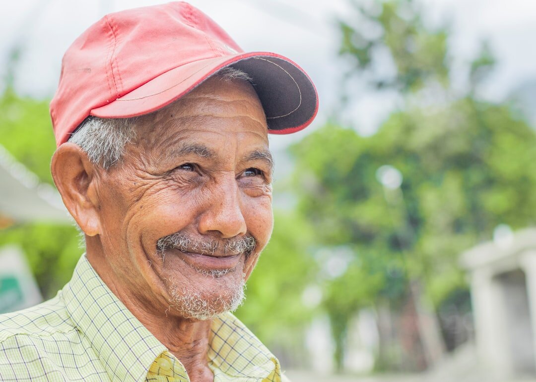 Portrait of a smiling senior man