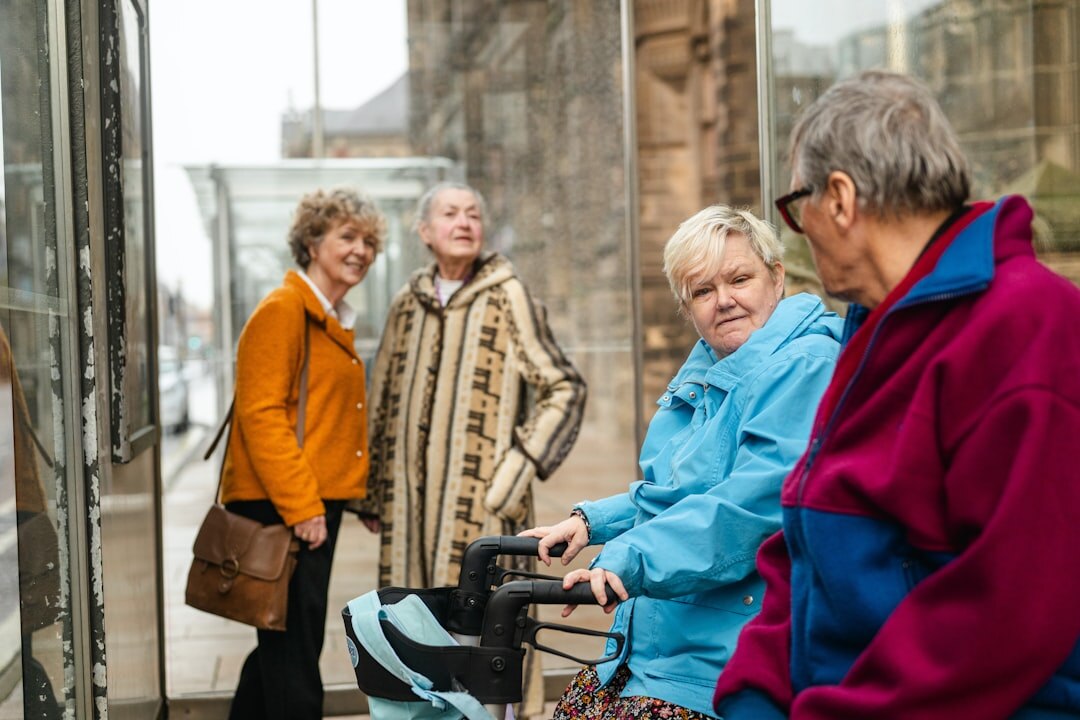 senior women chatting